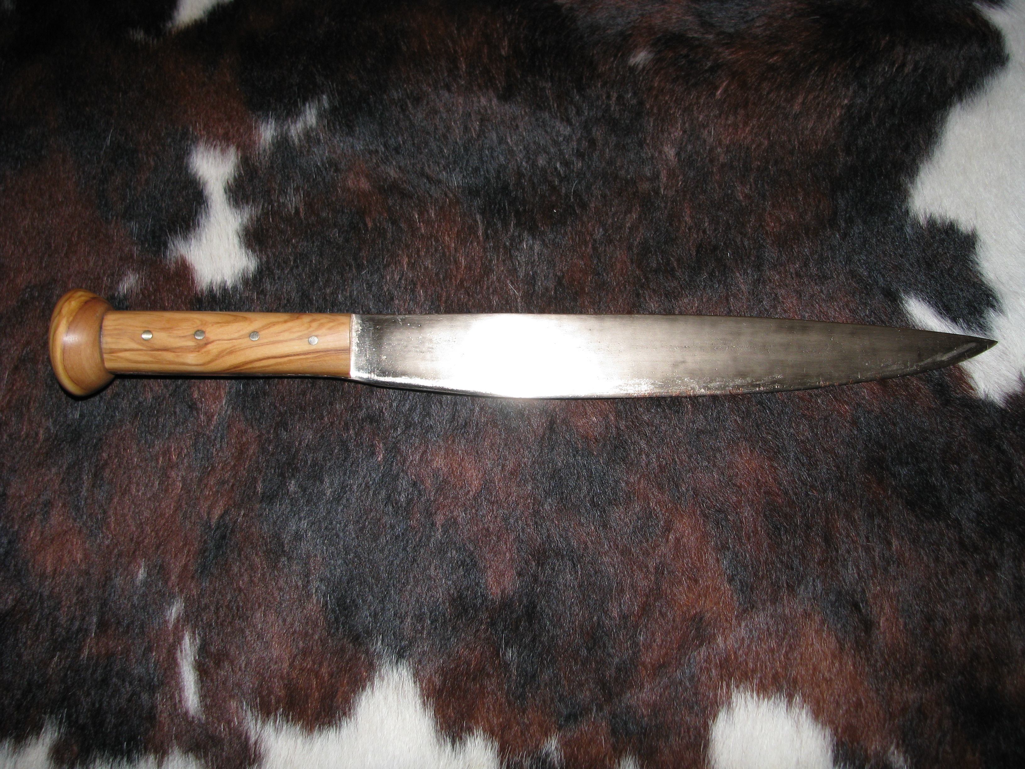 Bronzemesser des mykenischen Kriegers von Dendra in Griechenland